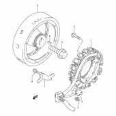 Схема узла: Статор & Ротор для Suzuki DR800