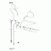 Схема вузла: Кермо & Тросики (Dl650l1 e19) ​​для Suzuki DL650 V-Strom