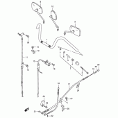 Схема вузла: Кермо & Тросики для Suzuki VS800 Intruder 800