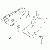 Схема вузла: Бічні панелі для Suzuki SV650