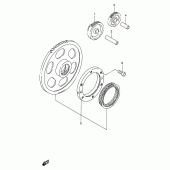 Схема вузла: Привід стартера Suzuki VS800 Intruder 800