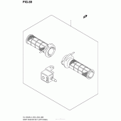 Схема вузла: Ручки з підігрівом (Опція) для Suzuki DL1000 V-Strom
