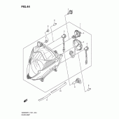 Схема узла: Фара (Gsx650fl1 e21) для Suzuki GSX650