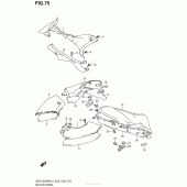 Схема узла: Приборная панель для Suzuki GSX1300 Hayabusa