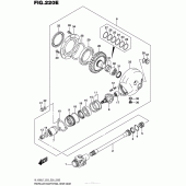 Схема вузла: Редуктор & Карданний вал (Vl1500Tl7 E03) для Suzuki VL1500 Boulevard C90T BOSS