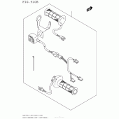 Схема вузла: Ручки з підігрівом (Опція) для Suzuki AN650 Burgman (EU analogue of SkyWave)