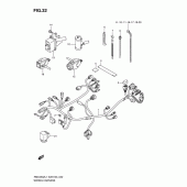 Схема узла: Электропроводка для Suzuki RMX450