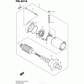 Схема вузла: Електричний стартер для Suzuki VZR1800 Boulevard M109R BOSS