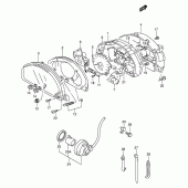 Схема вузла: Спідометр (Model k1/k2) для Suzuki AN400 Burgman (EU analogue of SkyWave)