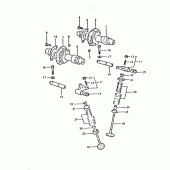 Схема узла: Распредвал & Клапан для Suzuki GSX400