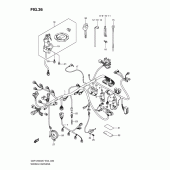 Схема вузла: Електропроводка (Gsf1250ak7/ak8/ak9) для Suzuki GSF1250 Bandit