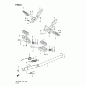 Схема узла: Подставка для Suzuki DR-Z400 DR-Z400S