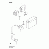 Схема узла: Электрооборудование для Suzuki DR-Z70