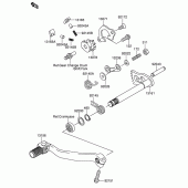 Схема вузла: Перемикач передач для Suzuki RM-Z250