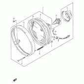 Схема вузла: Фара (E2, E24) для Suzuki VZ800 Marauder