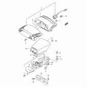 Схема вузла: Задній ліхтар (Стоп-сигнал) для Suzuki GSX600 Katana