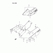 Схема вузла: Бічні панелі (Model n/p/r) для Suzuki GSX1100