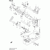 Схема узла: Копирный вал & Вилки & Вал переключения для Suzuki VL800 Boulevard C50T