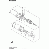 Схема вузла: Стартер електричний для Suzuki DR650 DR650SE