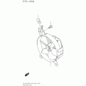 Схема вузла: Вентилятор радіатора для Suzuki DR-Z400 DR-Z400SM