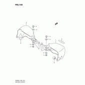 Схема вузла: Захист рук (Опція) (An400zal1 e51) для Suzuki AN400 Burgman (EU analogue of SkyWave)