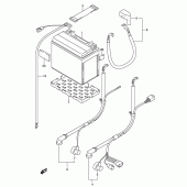 Схема вузла: Акумулятор для Suzuki DL1000 V-Strom