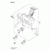 Схема узла: Воздушный фильтр для Suzuki GSX1400
