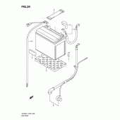 Схема вузла: Акумулятори (Dl650al1 e2) для Suzuki DL650 V-Strom