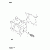 Схема узла: Цилиндр для Suzuki UX125 Sixteen