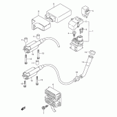 Схема вузла: Електроустаткування для Suzuki VZ800 Marauder