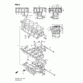 Схема узла: Картер двигателя для Suzuki GSR750