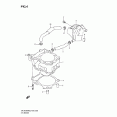 Схема узла: Цилиндр для Suzuki DR-Z400 DR-Z400SM