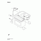 Схема узла: Аккумулятор (Gsx1300rl1 e14) для Suzuki GSX1300 Hayabusa