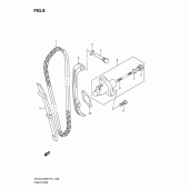 Схема вузла: Ланцюг ГРМ & Натягувач & Заспокоювач (En125-2ak9) для Suzuki EN125