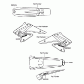 Схема вузла: Наклейка для Suzuki RM-Z250
