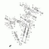 Схема узла: Распредвал & Клапан для Suzuki VL1500 Intruder LC