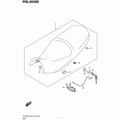 Схема вузла: Seat (Dl650Xal6 E28) для Suzuki DL650 V-Strom