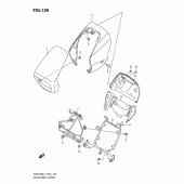 Схема вузла: Накладка фари (Vzr1800l1 e51) для Suzuki VZR1800 Intruder M1800R/ Boulevard M109R