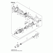 Схема вузла: Редуктор & Карданний вал (See note) для Suzuki VL800 Intruder C800C/Boulevard C50C