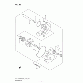 Схема узла: Водяной насос для Suzuki GSX-R1000