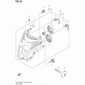 Схема узла: Фара (Gsx1300Ral4 E33) для Suzuki GSX1300 Hayabusa
