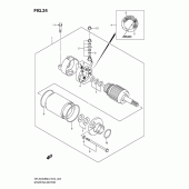 Схема узла: Стартер электрический для Suzuki DR-Z400 DR-Z400SM
