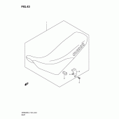 Схема узла: Сиденье для Suzuki DR650 DR650SE