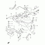 Схема вузла: Паливний бак для Suzuki VL1500 Intruder LC