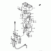 Схема вузла: Спідометр (Dr350sl/sm/sn/sp/sr) для Suzuki DR350