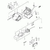Схема вузла: Задній ліхтар (Стоп-сигнал) (Model t) для Suzuki VS800 Intruder 800