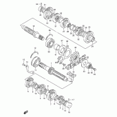 Схема вузла: Трансмісія для Suzuki GSX-R1100