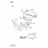 Схема узла: Боковая крышка для Suzuki VZ1600 Marauder M1600