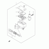Схема вузла: Передній гальмівний циліндр Suzuki DL650 V-Strom