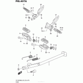 Схема узла: Подставка для Suzuki DR-Z400 DR-Z400SM